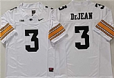 Men's Iowa Hawkeyes #3 Cooper DeJean White F.U.S.E. Stitched Jersey,baseball caps,new era cap wholesale,wholesale hats